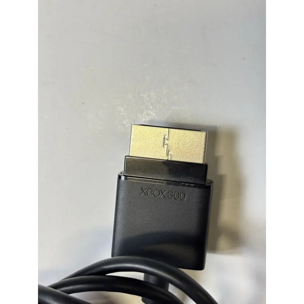 MICROSOFT XBOX 360 Slim OFFICIAL COMPOSITE AV CABLE GENUINE CONSOLE TV OEM Works